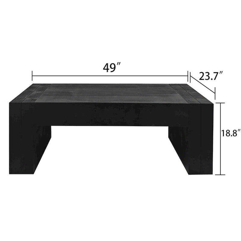 Modern Versatile Solid Wood Coffee Table - Perfect for Living Room