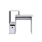 37-Inch Antiqued White Computer Desk