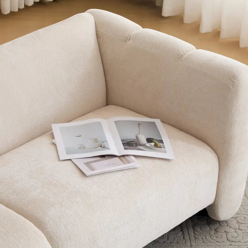 83" 3-Seater Wave Design Sofa