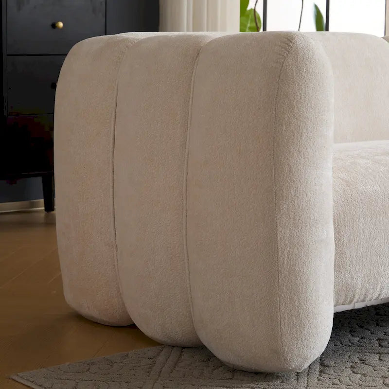 83" 3-Seater Wave Design Sofa