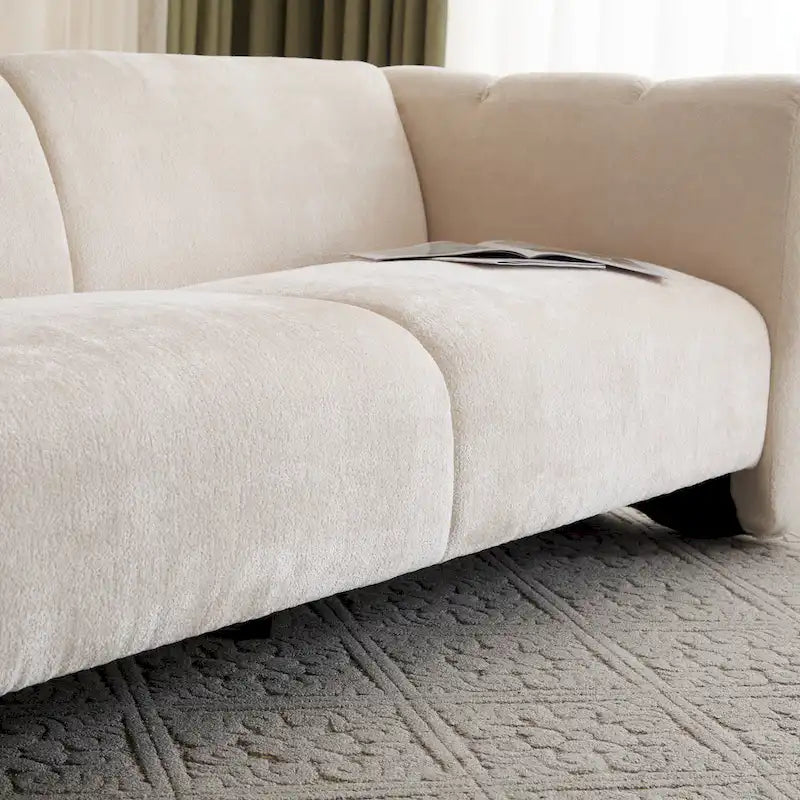 83" 3-Seater Wave Design Sofa