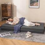8-Inch Folding Sofa Bed with High-Density Foam & Washable Cover