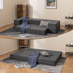 8-Inch Folding Sofa Bed with High-Density Foam & Washable Cover