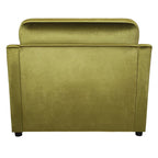 Green Modern 37" Accent Chair with Armrest Cushions for Living Room
