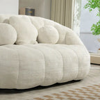 Chenille Foam Lounge Chair