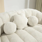 Chenille Foam Lounge Chair