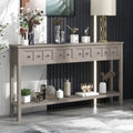 Rustic Entryway Console Table