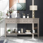 Rustic Entryway Console Table