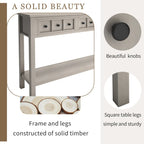 Rustic Entryway Console Table