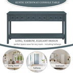 Rustic Entryway Console Table