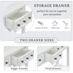 4-Drawer Entryway Console Table