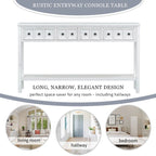4-Drawer Entryway Console Table