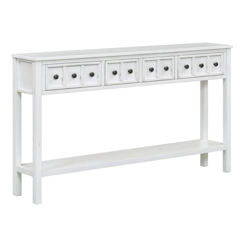 4-Drawer Entryway Console Table