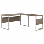 60W x 30D L Shaped Table Desk with Metal Legs