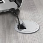 60W x 30D L Shaped Table Desk with Metal Legs
