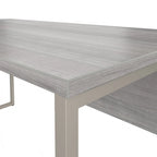 60W x 30D L Shaped Table Desk with Metal Legs