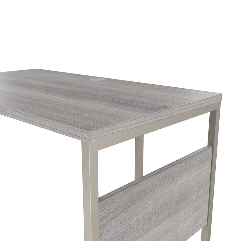 60W x 30D L Shaped Table Desk with Metal Legs
