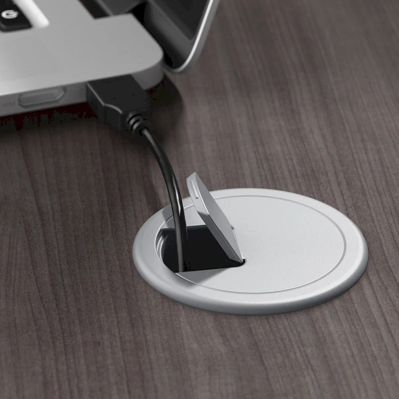 60W x 30D L Shaped Table Desk with Metal Legs