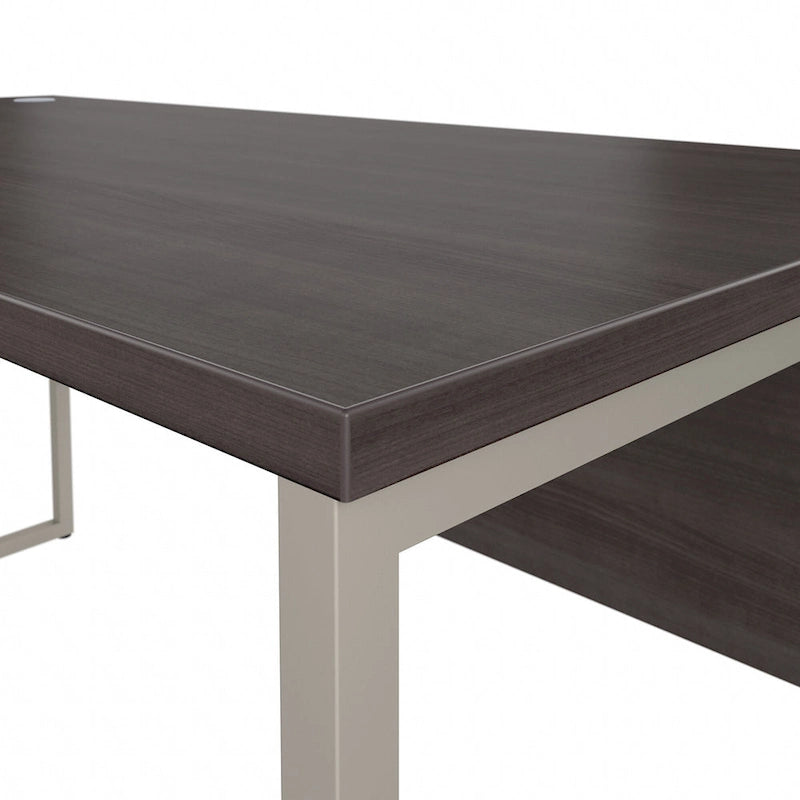 60W x 30D L Shaped Table Desk with Metal Legs