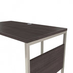 60W x 30D L Shaped Table Desk with Metal Legs