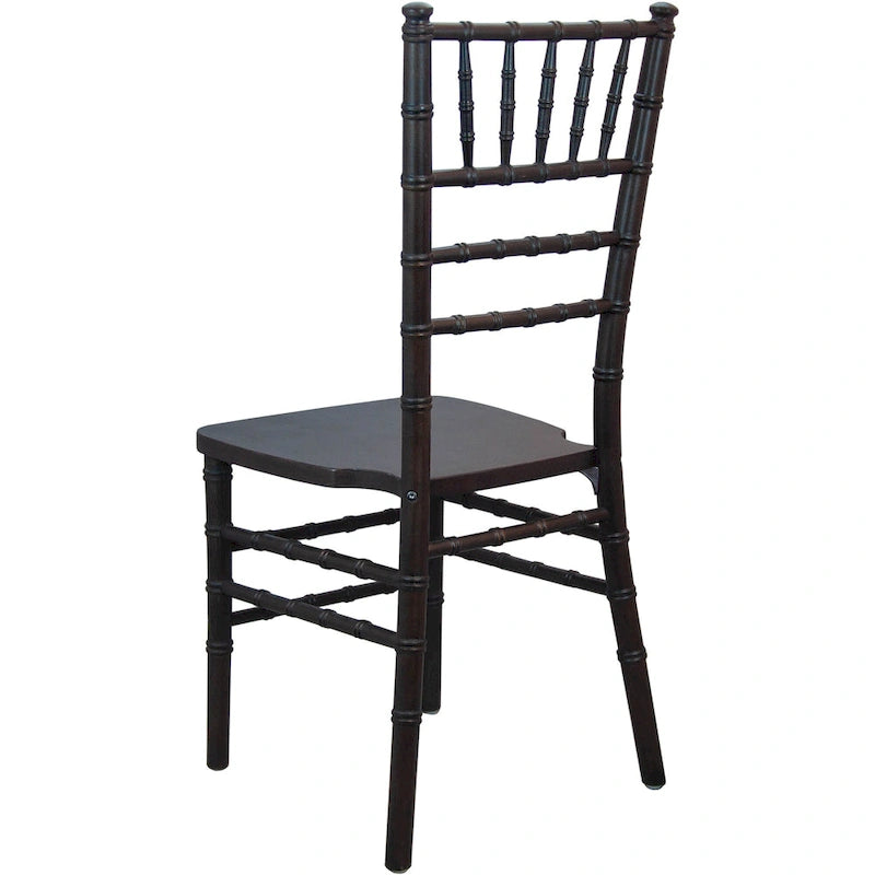 Wood Chiavari Chair - 18"D x 15.75"W x 36"H