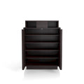 Icel Contemporary Espresso 5-shelf Shoe Cabinet by Furniture of America