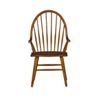 Tobacco Finish Windsor Back Arm Chair