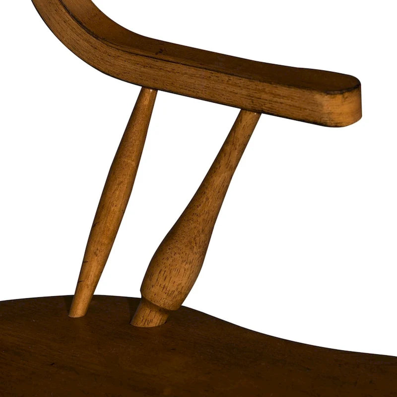 Tobacco Finish Windsor Back Arm Chair