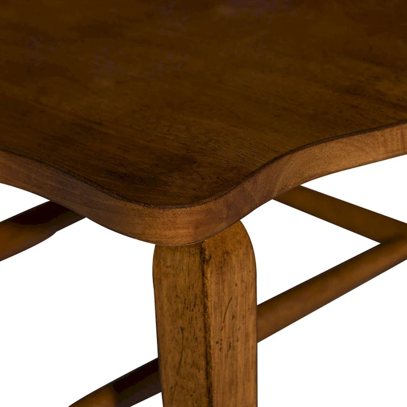 Tobacco Finish Windsor Back Arm Chair