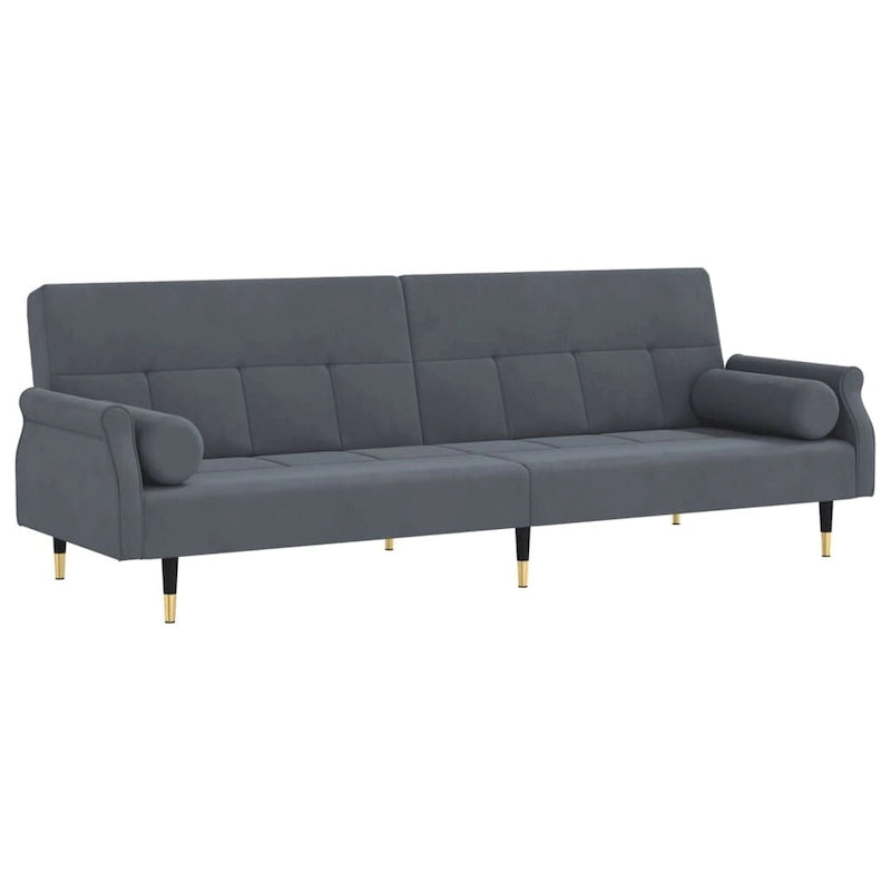 Sofa Bed Loveseat Convertible with Cushions for Studio - Velvet 85 x 35 x 27.6