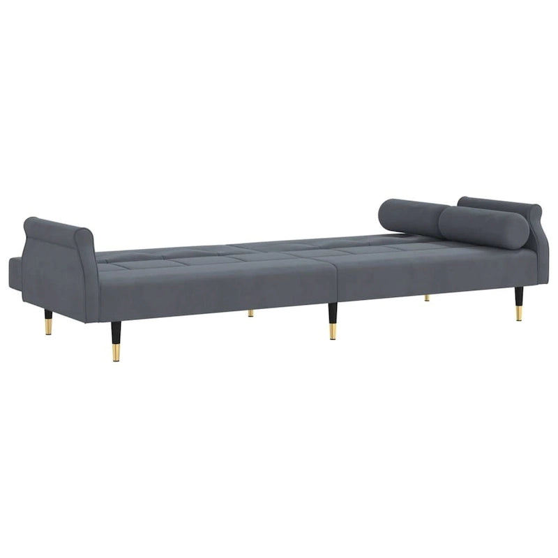 Sofa Bed Loveseat Convertible with Cushions for Studio - Velvet 85 x 35 x 27.6