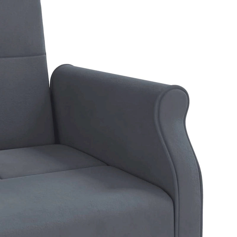 Sofa Bed Loveseat Convertible with Cushions for Studio - Velvet 85 x 35 x 27.6