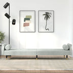 Sofa Bed Loveseat Convertible with Cushions for Studio - Velvet 85 x 35 x 27.6