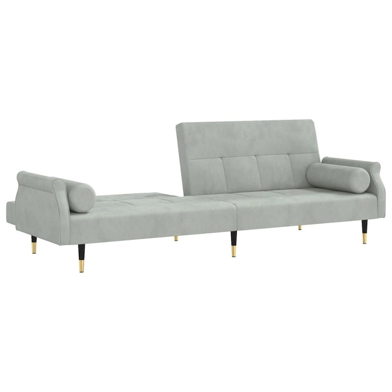 Sofa Bed Loveseat Convertible with Cushions for Studio - Velvet 85 x 35 x 27.6