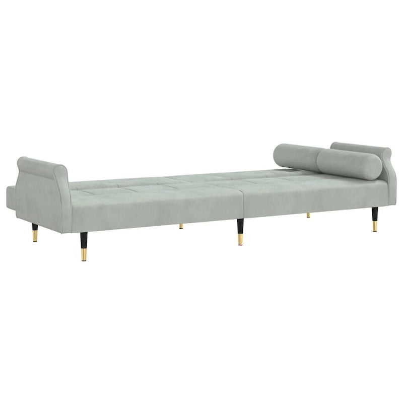Sofa Bed Loveseat Convertible with Cushions for Studio - Velvet 85 x 35 x 27.6