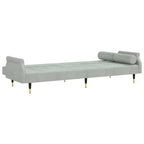 Sofa Bed Loveseat Convertible with Cushions for Studio - Velvet 85 x 35 x 27.6