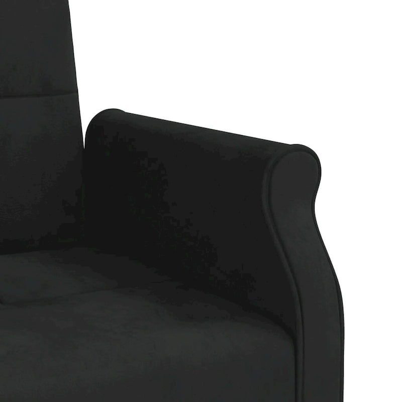 Sofa Bed Loveseat Convertible with Cushions for Studio - Velvet 85 x 35 x 27.6