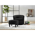 360° Swivel Accent Chair with Ottoman