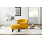 360° Swivel Accent Chair with Ottoman