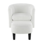 360° Swivel Accent Chair with Ottoman