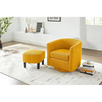 360° Swivel Accent Chair with Ottoman
