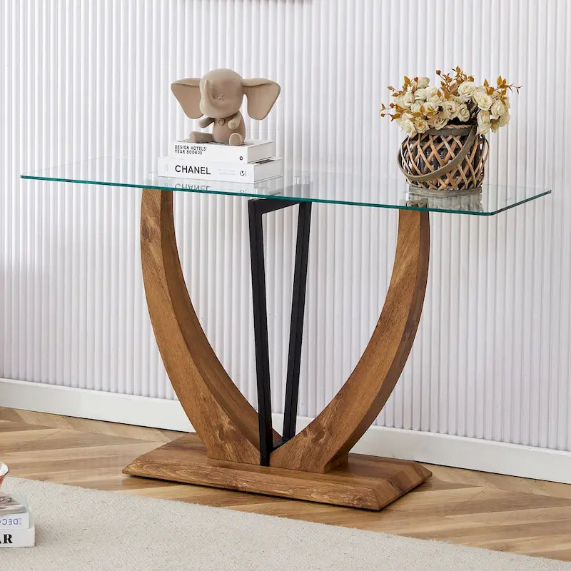 Modern and Simple Rectangular Console Table