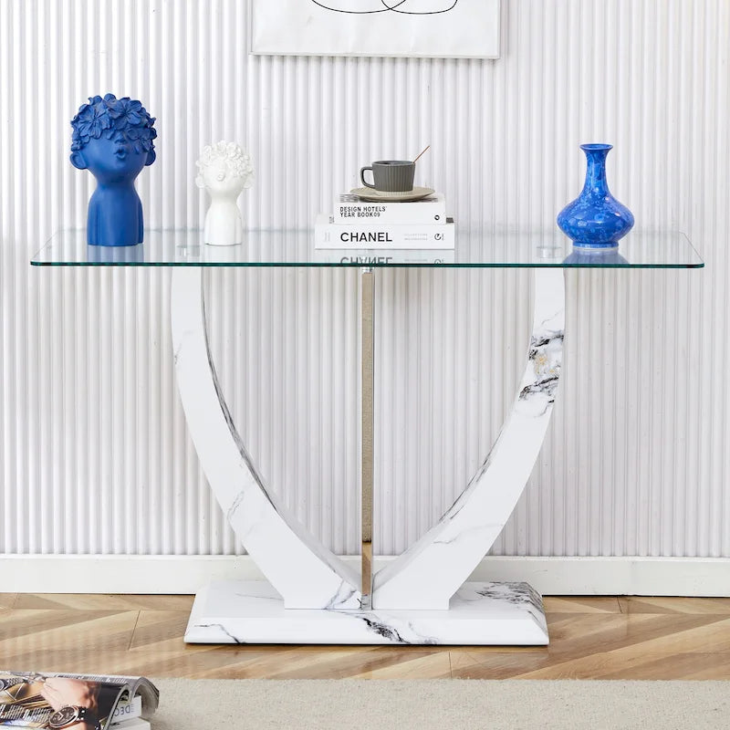 Modern and Simple Rectangular Console Table
