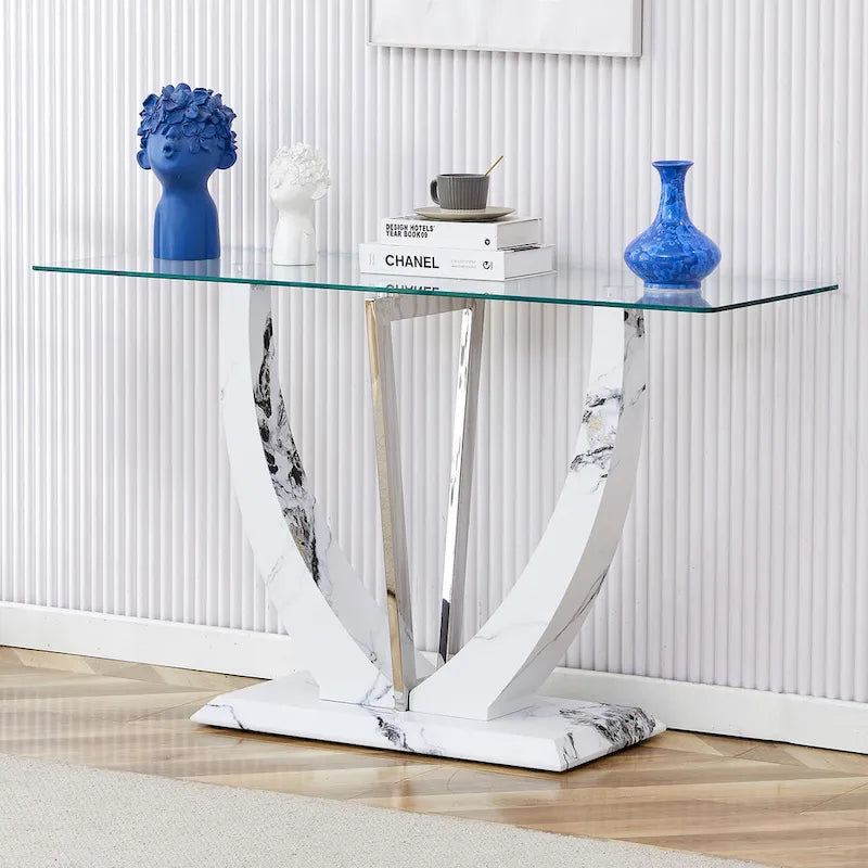 Modern and Simple Rectangular Console Table