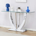 Modern and Simple Rectangular Console Table