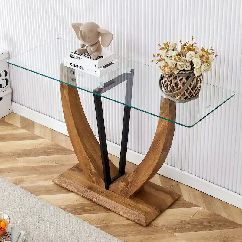 Modern and Simple Rectangular Console Table