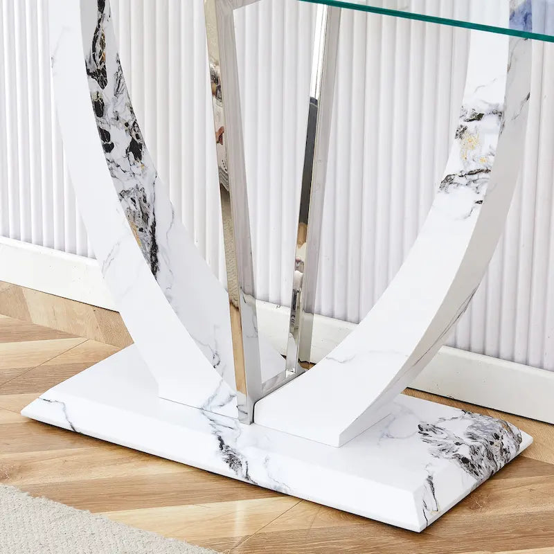 Modern and Simple Rectangular Console Table
