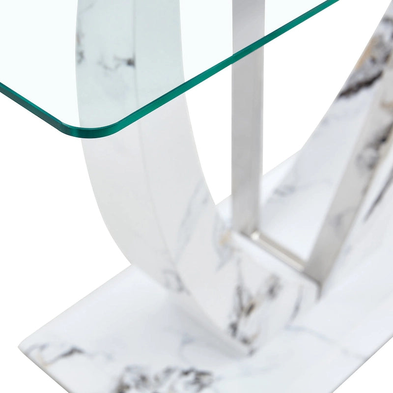Modern and Simple Rectangular Console Table
