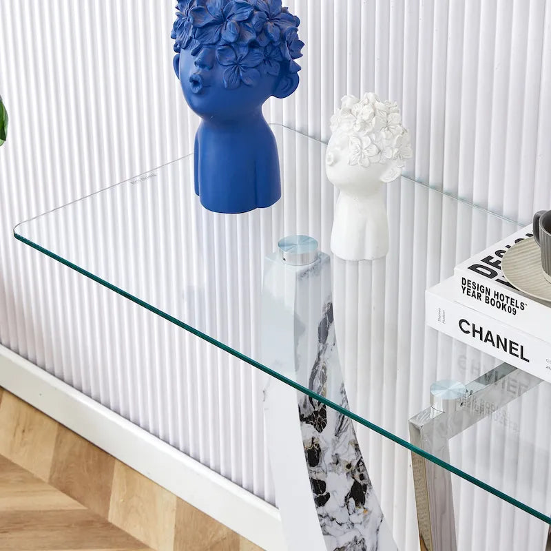 Modern and Simple Rectangular Console Table