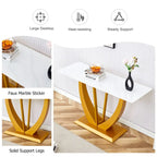 Modern and Simple Rectangular Console Table